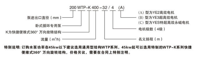 臥式節能泵型號意義-1